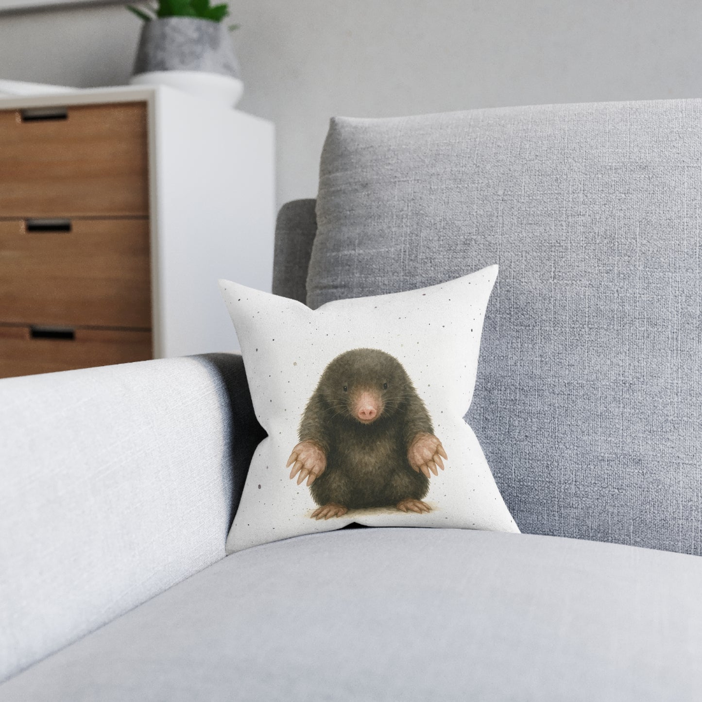 Moozle the Mole Cushion